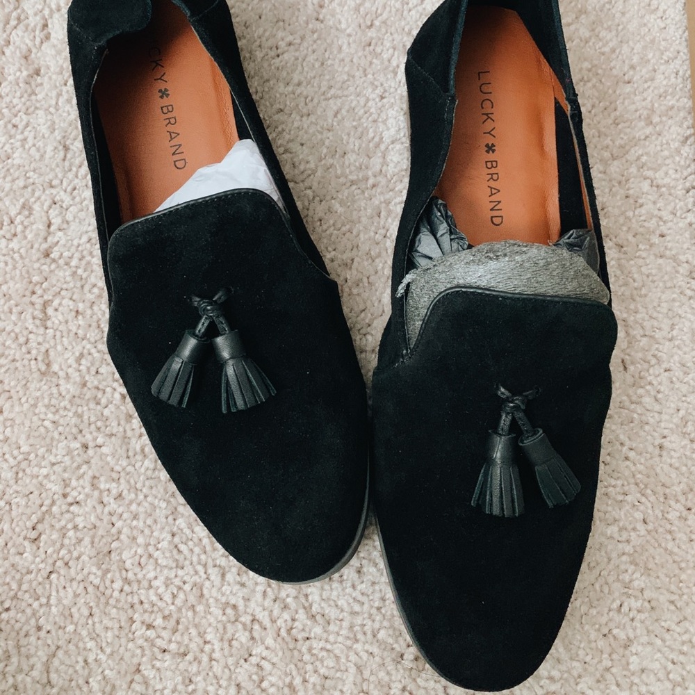 Lucky Brand 8.5- Leather Loafers